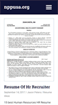 Mobile Screenshot of nppusa.org